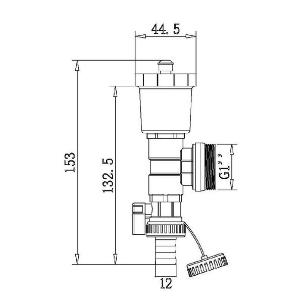 Торцевая группа SD Forte 1" для коллектора SFE00725 SD00021201 фото