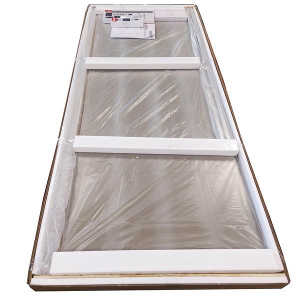 Дверь в нишу Koer SR SD02-140x200-TR-01 прозрачное стекло Easy Clean 8мм, хром (KR5383) KR5383 фото