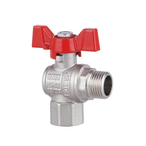 Кран шаровой Thermo Alliance Forte 1/2" ВН для воды угловой (бабочка) SF267W15 SD00025316 фото