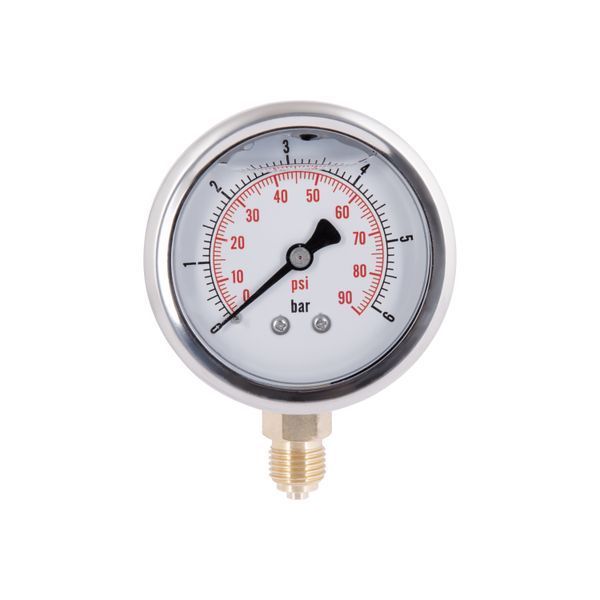 Манометр с глицерином Thermo Alliance Forte 6 бар, 1/4"Н, нижнее подключение TAF170G6B SD00053544 фото