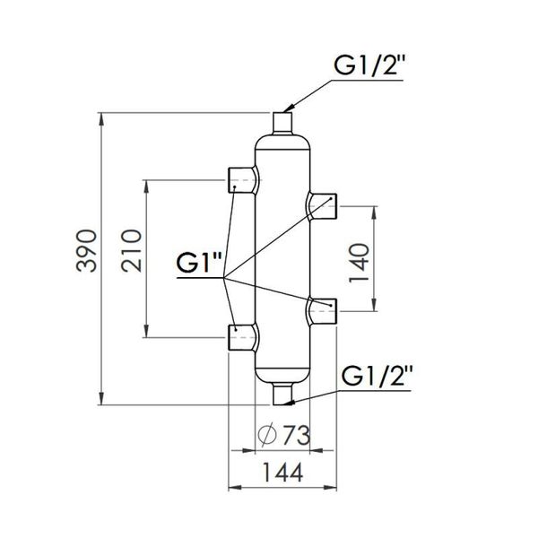 Гідрострілка SD Forte 1" 50 кВт SF29350 SD00039984 фото