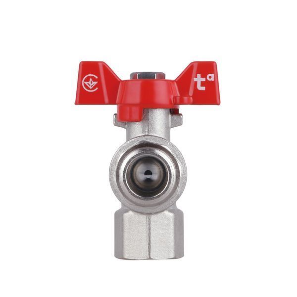 Кран шаровой Thermo Alliance Forte 1/2" ВН для воды угловой (бабочка) SF267W15 SD00025316 фото