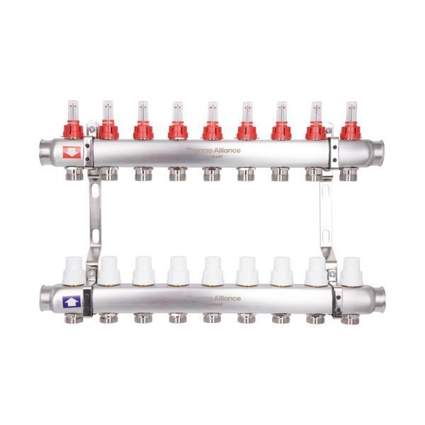 Колектор з витратомірами Thermo Alliance Standart 1" 9 виходів SD0049 SD00041508 фото