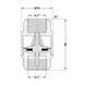 Обратный клапан с латунным штоком Thermo Alliance Forte 2"ВВ никель TAF240W50 SD00053356 фото 2