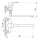 Смеситель для ванны Zerix EDN 283 (ZX0032) ZX0032 фото 2