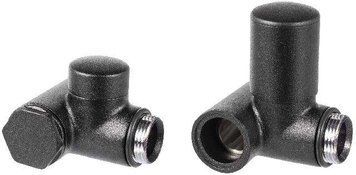 Комплект регулювальний Vario Term, INTEGRA REGULATED, кутовий, правий, структ. чорний, IR14СFK/P 104500 фото