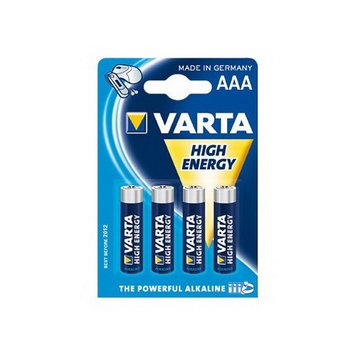 Varta High Energy AAA BLI Battery 4шт лужний (04903121414) Varta 12298 7239/2874 фото