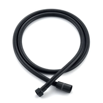 Шланг для душу KOER KB-0801-150-05 BLACK, обплетка нержавіюча сталь 150 см (Колір чорний)(KR4804) KR4804 фото