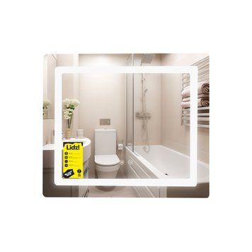 Зеркало Lidz Kubis (KU2) 700х600 с LED-подсветкой Touch, с антизапотеванием, с диммером, рег. яркости LDKU60070049286 SD00055410 фото