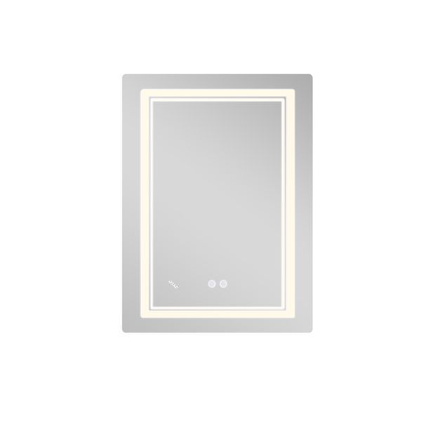 Зеркало Qtap Cardinal (CA2) 600х800 с LED-подсветкой Touch, с антизапотеванием, с диммером, рег. темп. цвета (3000-6500K) QT0478C608048453 SD00054577 фото