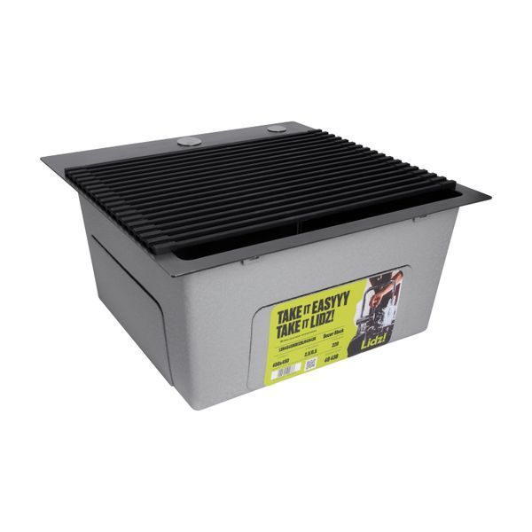 Сушилка на кухонную мойку Lidz Acsis LA06 Black, квадратна основа, для посуды 430х300 мм LDACSLA06BLM49764 SD00055888 фото