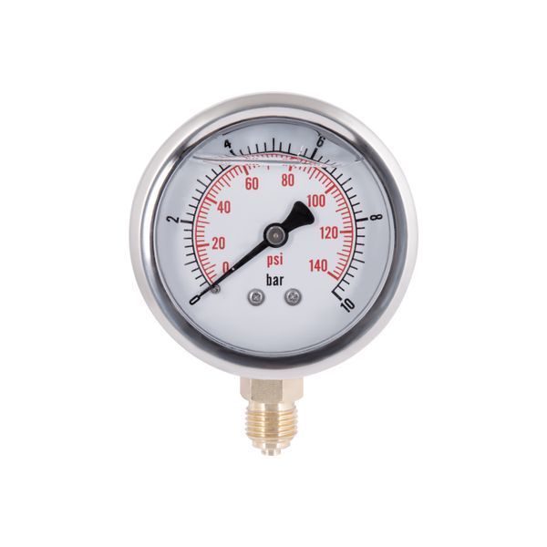 Манометр с глицерином Thermo Alliance Forte 10 бар, 1/4"Н, нижнее подключение TAF170G10B SD00053545 фото