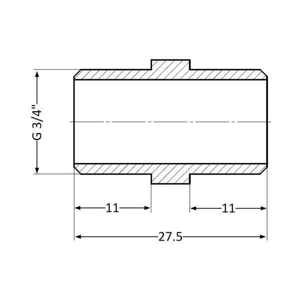 Ниппель Thermo Alliance Standart 3/4" НР SD4072020 SD00047814 фото
