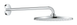 Верхній душ з настінним кронштейном Grohe Rainshower Mono (26557000) 26557000 фото 2