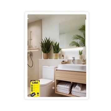 Зеркало Lidz Orion (OR2) 600х800 с LED-подсветкой Touch, с антизапотеванием, с диммером, рег. яркости LDOR60080049292 SD00055416 фото