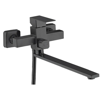 Смеситель для ванны Zerix KUB-006 (Euro) Black с нерж. стали SUS304 (цв. черный) (ZX4850) ZX4850 фото