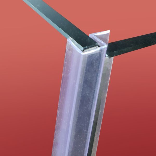 Боковая стенка для кабины Koer SR SW04-90x200-TR-07 прозрачное стекло Easy Clean 10мм, графит (KR5391) KR5391 фото