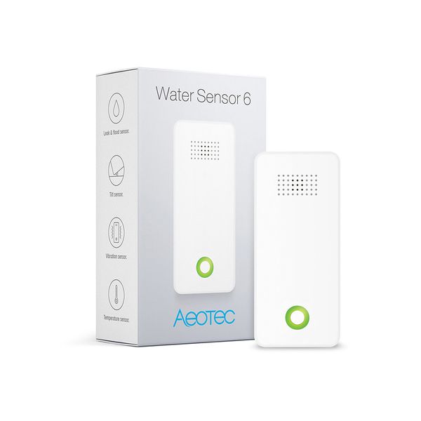 Датчик протікання та температури Aeotec Water Sensor 6 ― AEOEZW122 Aeotec 12256-1 11103/12256 фото