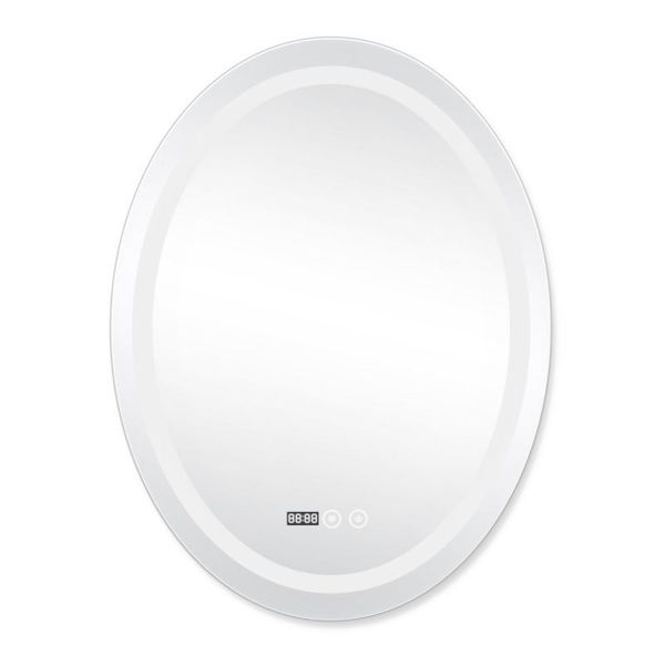 Дзеркало Qtap Mideya 600х800 (DC-F801) з LED-підсвіткою й антизапотіванням QT2078F801W SD00034655 фото