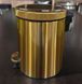 Мусорное ведро с плавным закрытием круглое Mixxus Ellipse-TC0205 Brushed Gold 5л (цвет матовое золото) (MI8400) MI8400 фото 19