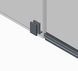 Боковая стенка для кабины Koer SR SW04-90x200-TR-07 прозрачное стекло Easy Clean 10мм, графит (KR5391) KR5391 фото 43