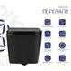 Унитаз подвесной Qtap Crow Ultra Quiet 485&times;340&times;290 мм, Matt Black, с сиденьем Slim Duroplast/ Soft-close/ Quick Release QT05335171MB SD00054229 фото 3