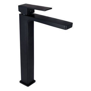 Смеситель для раковины Qtap Gemini высокий QTGEM269BLM45678 Black Matt SD00051802 фото