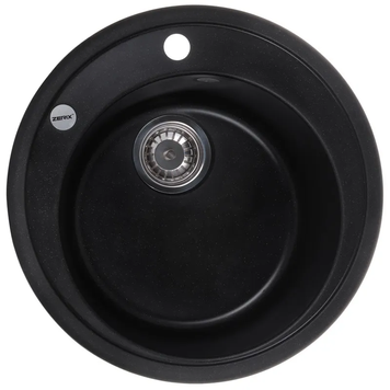Мойка кухонная Zerix ZS-510R-14 Черный металлик (ZX4538) ZX4538 фото