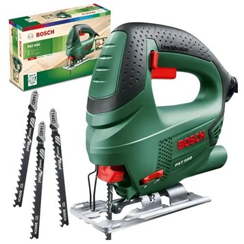 Лобзик Bosch PST 650 3 пиляльні полотна (0.603.3A0.721) 49950/48697 фото