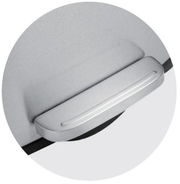 Відро для сміття з плавним закриттям прямокутне Mixxus Bevel-TC0105 SS Color 5л колір наржавійка (MI7086) MI7086 фото