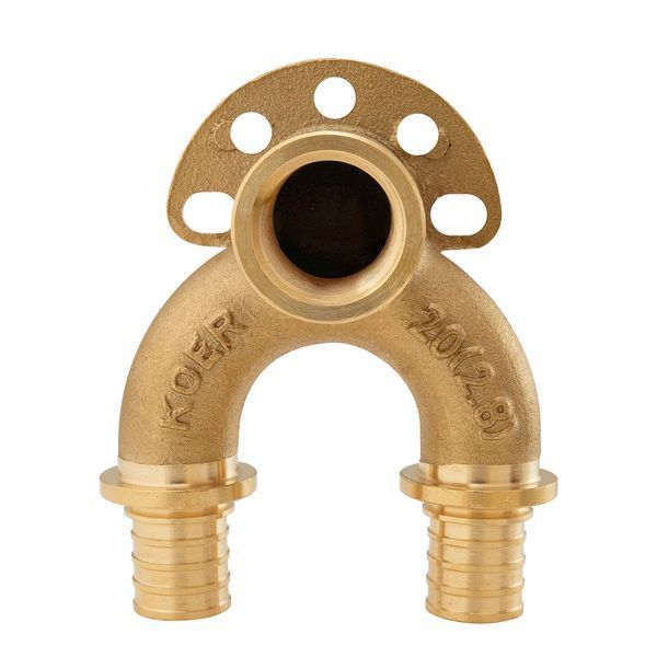 Уголок настен. з сквозным проходом и ВР Koer KA.LW20-06F-20 - 20(2.8mm) x 1/2"F x 20(2.8mm) (KR4883) KR4883 фото