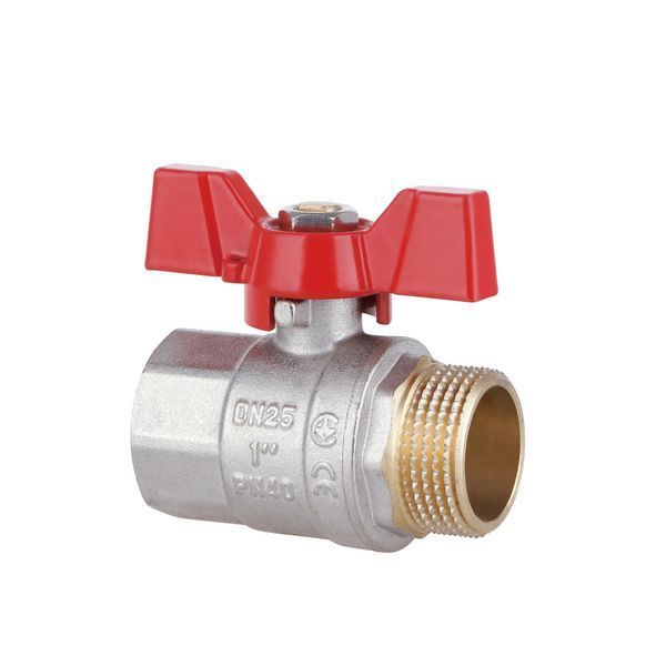 Кран шаровой Thermo Alliance Standart 1" ВН для воды (бабочка) SD607NW25PN40 SD00021334 фото