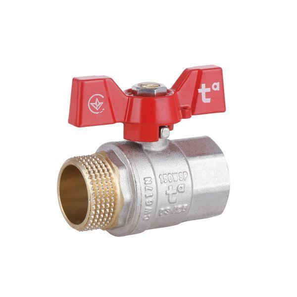 Кран шаровой Thermo Alliance Standart 1" ВН для воды (бабочка) SD607NW25PN40 SD00021334 фото