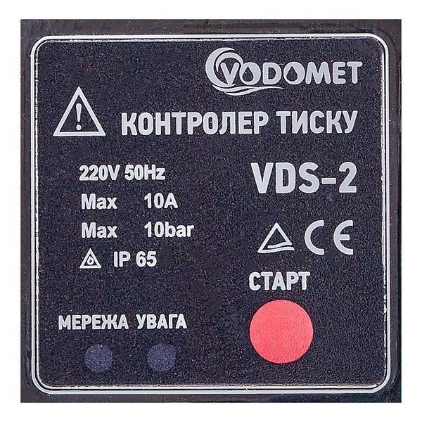 Контроллер давления Vodomet VDS-2 электронный для насоса (БРИО) 1,1 кВт, 1" (VO4203) VO4203 фото