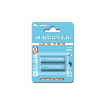 Акумулятор Panasonic Eneloop Lite AA 950 2шт mAh NI-MH (BK-3LCCE / 2BE) Panasonic 12318 7250/2894 фото