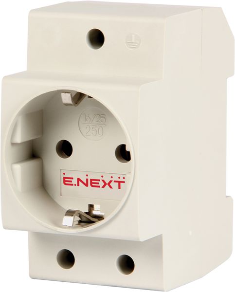 Розетка E.Next e.socket.pro.din.tms на DIN-рейку White (s004002) 22451/300397 фото