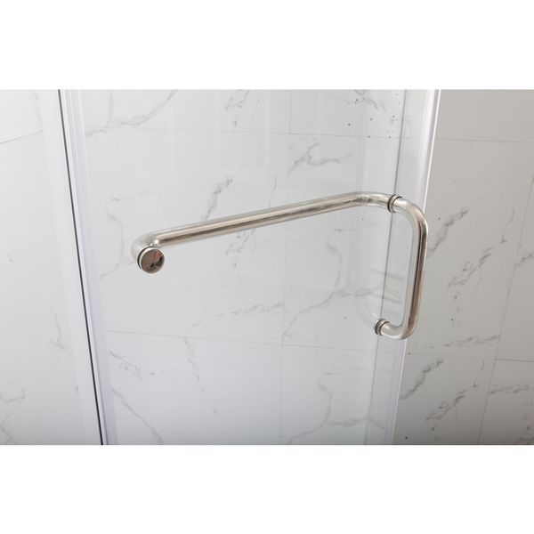 Душевая кабина с низким поддоном MIXXUS LINES SCT01-90x90x198-TR CHROME прозрачное стекло 6мм NEW (в 2 ящ) (MI8370) MI8370 фото