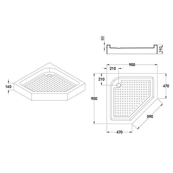 Душевая кабина с низким поддоном MIXXUS LINES SCT01-90x90x198-TR CHROME прозрачное стекло 6мм NEW (в 2 ящ) (MI8370) MI8370 фото