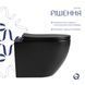 Унитаз подвесной Qtap Jay Ultra Quiet 485х360х320 мм, Matt Black, сиденьем Slim Duroplast/ Soft-close/ Quick Relase QT07335177MB SD00054232 фото 12