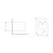 Биде подвесное Qtap Swan 485х360х320 мм, White QT16555379W SD00054236 фото 8