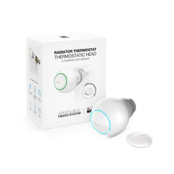 Радіаторний термостат із зовнішнім датчиком температури FIBARO Radiator Thermostat Starter Pack - FIBEFGT-START Fibaro 12308-1 10592/12308 фото