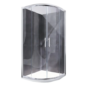 Душова кабіна без піддону KOER SR SC04-100x100x195-TR-01 прозоре скло EASY CLEAN 5мм хром (KR5361) KR5361 фото