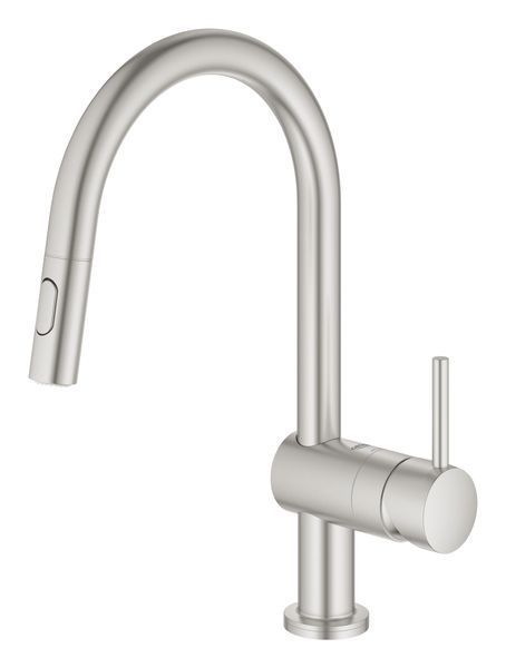 Сенсорний змішувач для кухні з висувним виливом Grohe Minta Touch (31358DC2) 31358DC2 фото
