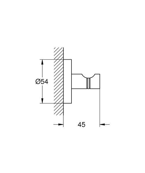 Гачок для халата Grohe Essentials New (40364001) 40364001 фото