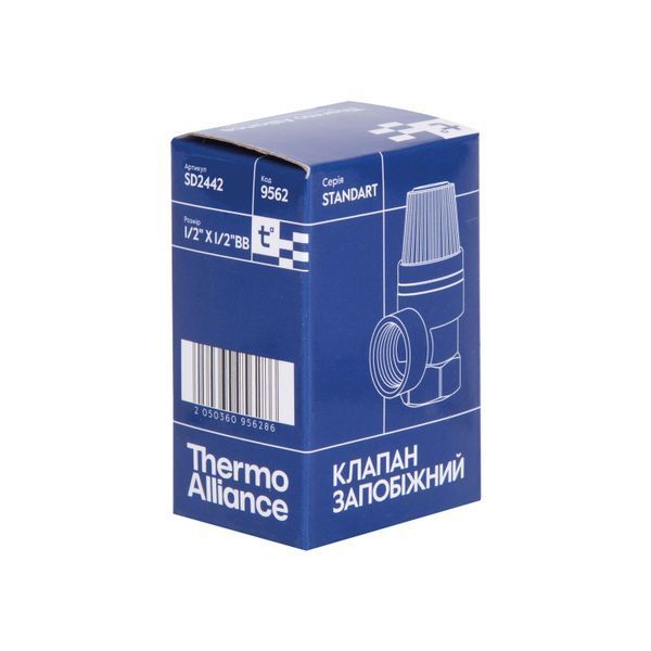 Предохранительный клапан Thermo Alliance Standart 1/2" ВР 2 бар SD2442 SD00007423 фото