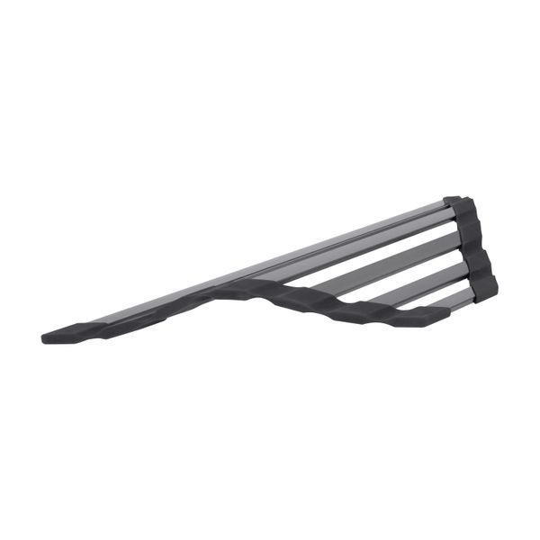 Сушилка на кухонную мойку угловая Lidz Acsis LA20 Black, плоска основа, для посуды 477х198 мм LDACSLA20BLM49773 SD00055897 фото