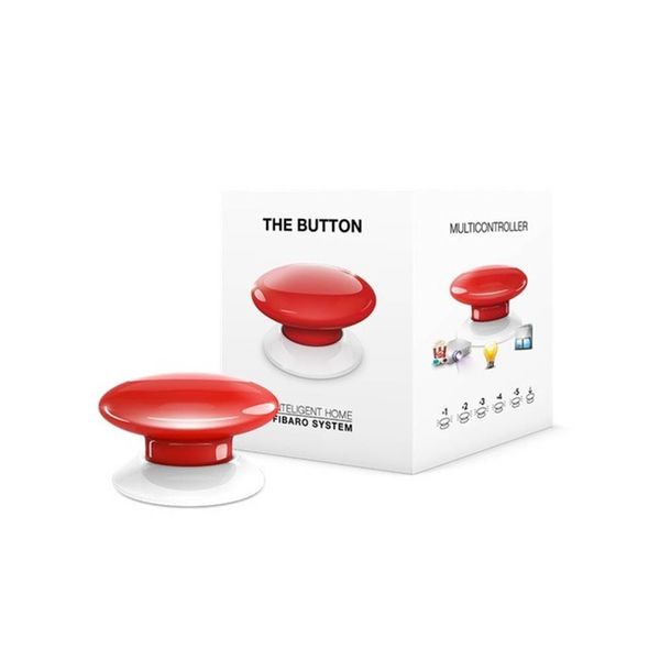 Кнопка управления Z-Wave Fibaro The Button red - FGPB-101-3 Fibaro 12778 11248/12778 фото