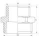 Ніпель редукційний 1/2 "x1-1 / 2" Koer KF.N0616 (KF0040) KF0040 фото 3