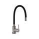 Смеситель для кухни Brinex Pure 015F3 с гибким изливом Nickel/Black BRIPUR015F3NKB SD00053183 фото 1