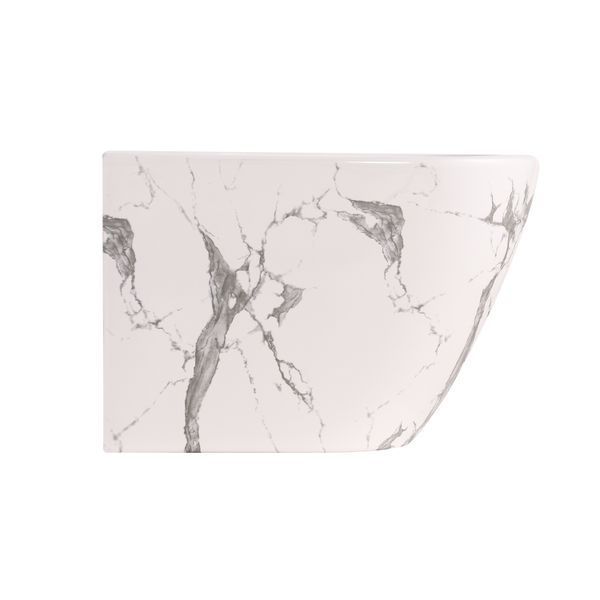 Биде подвесное Qtap Robin 515x370x350 мм, Marble QT13551381GMR SD00054287 фото